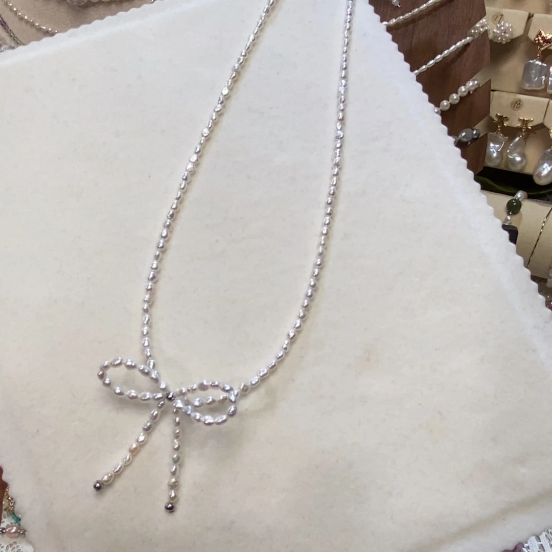 淡水珍珠钛钢项链