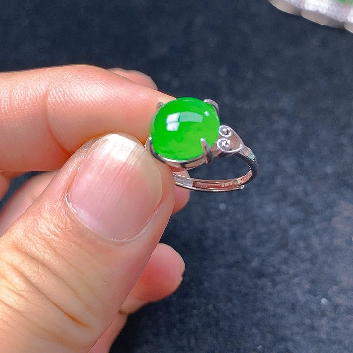 【闪购商品】翡翠银S925镶嵌颈饰翡翠