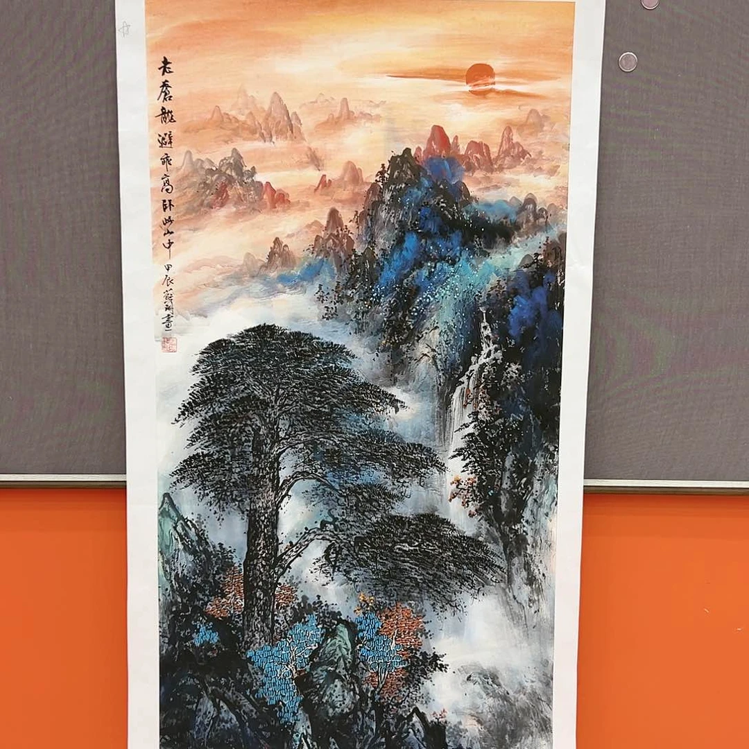 国画苏珊展览原作