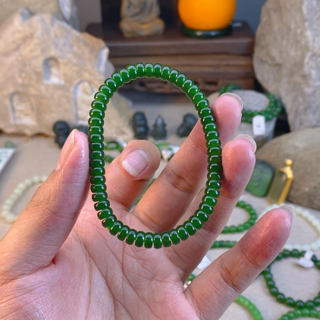 手链未镶嵌和田玉-***。