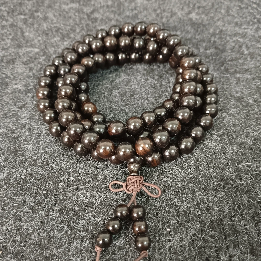 【杨总】紫光檀0.8多圈手串