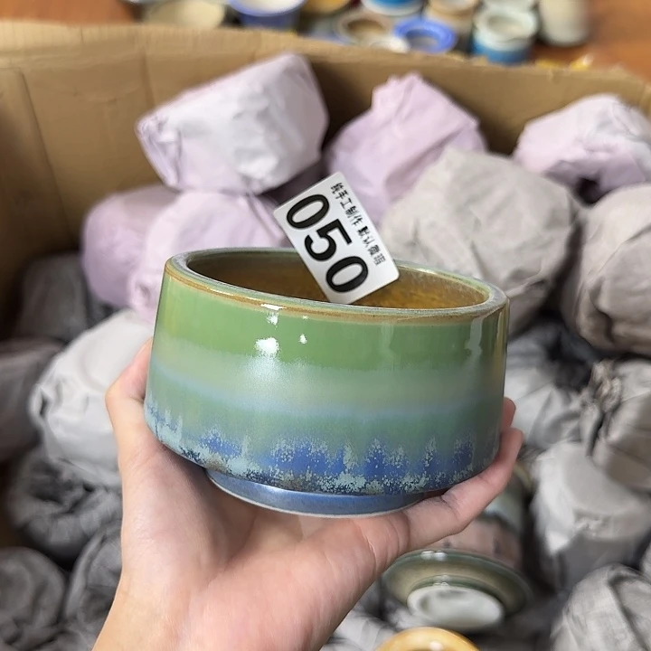 景德镇手工陶瓷盆 口10