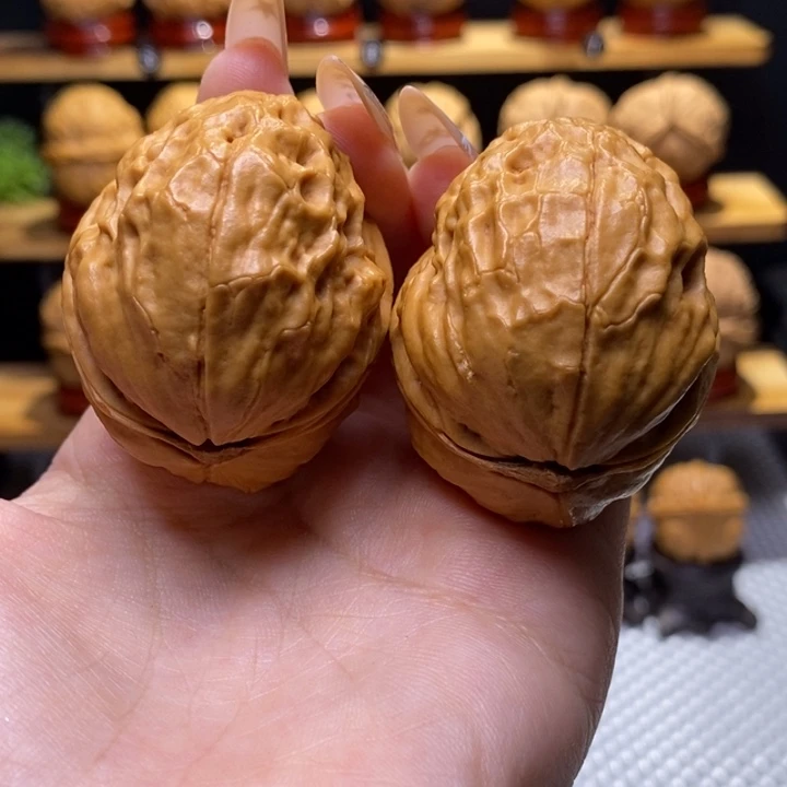显***清文玩核桃把件玄武金蟾2
