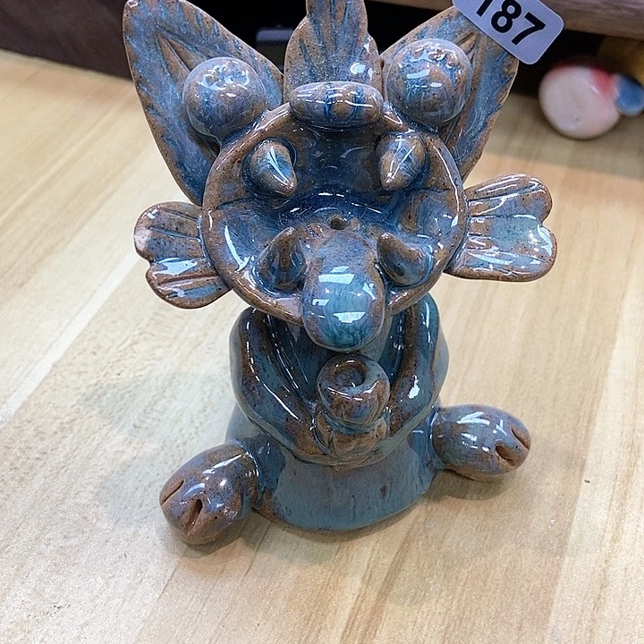 摆件知**智直播间手工陶瓷摆件187