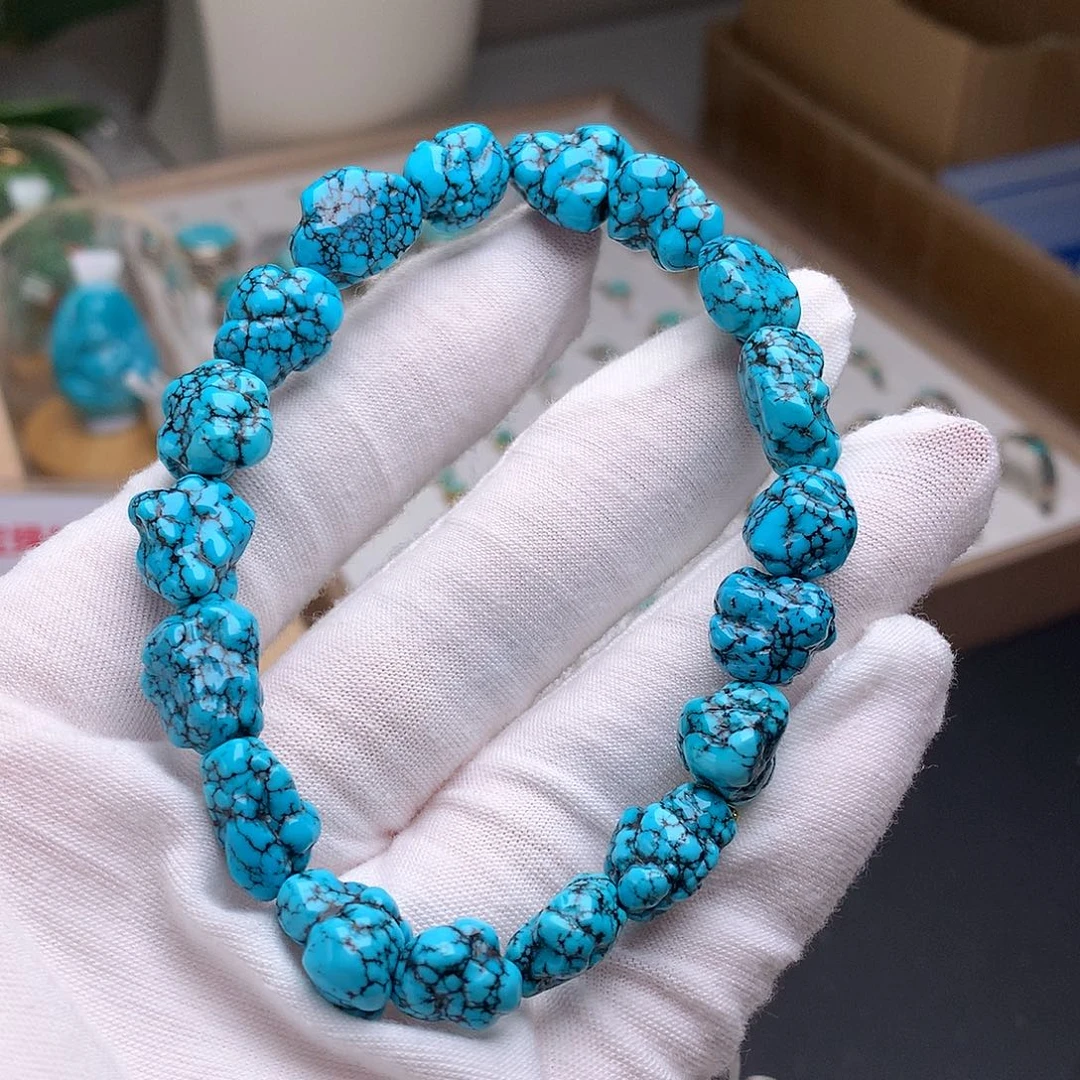 未镶嵌绿松石珠宝奇石