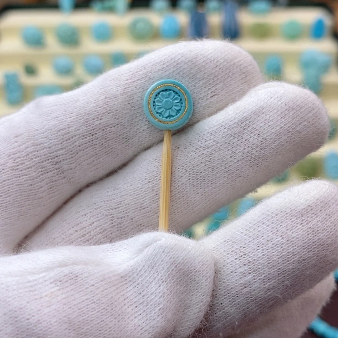 绿松石珠宝奇石未镶嵌