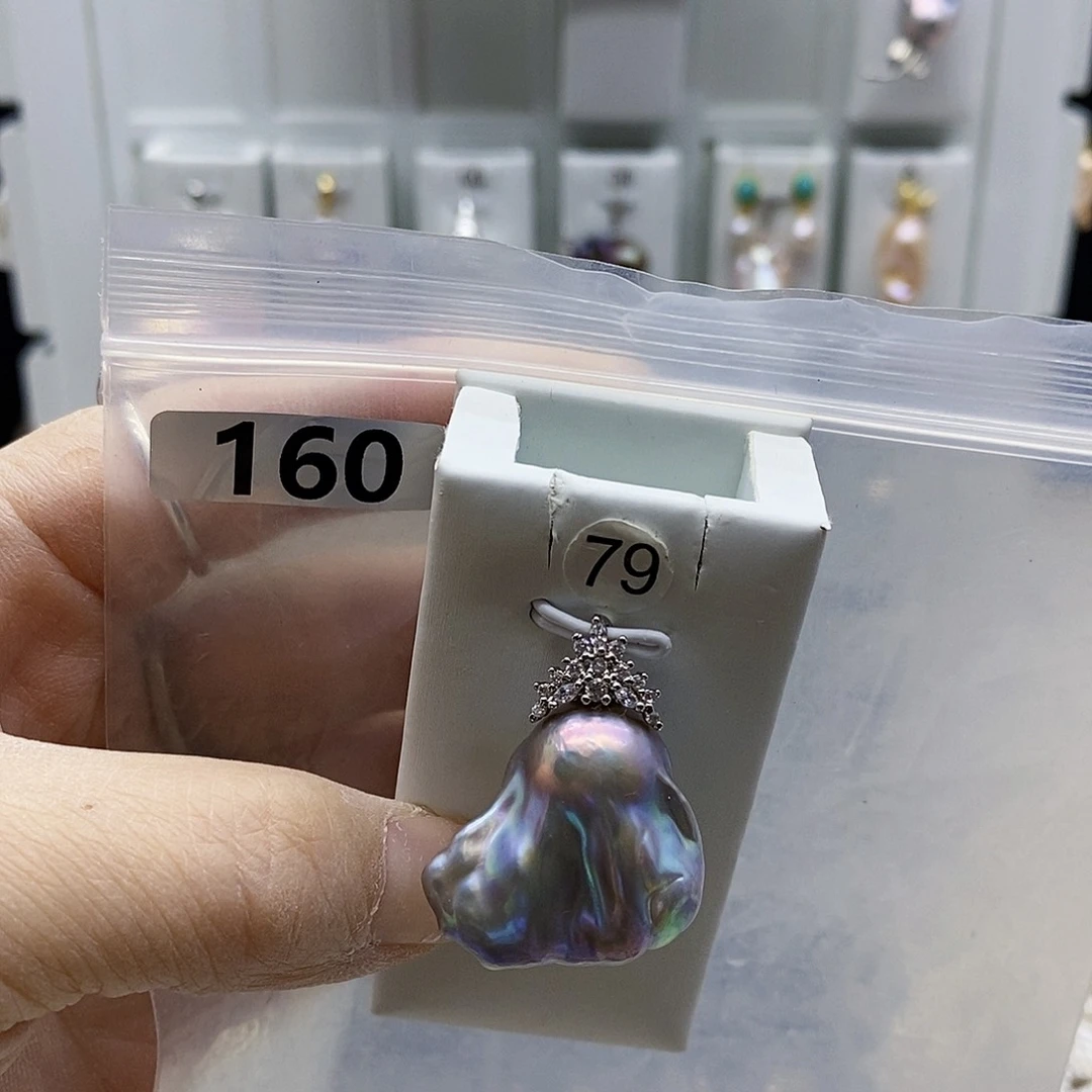 颈饰合金淡水珍珠