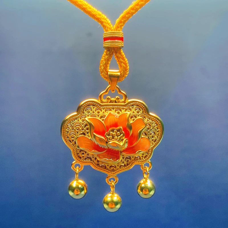 吊坠 E19D015吊坠古法平安锁吊坠多样性发货