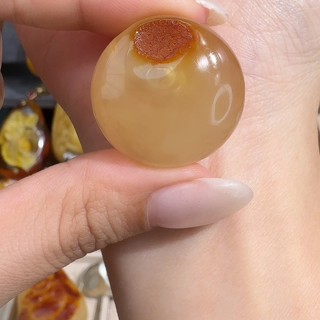糖***果琥珀未镶嵌裸石我