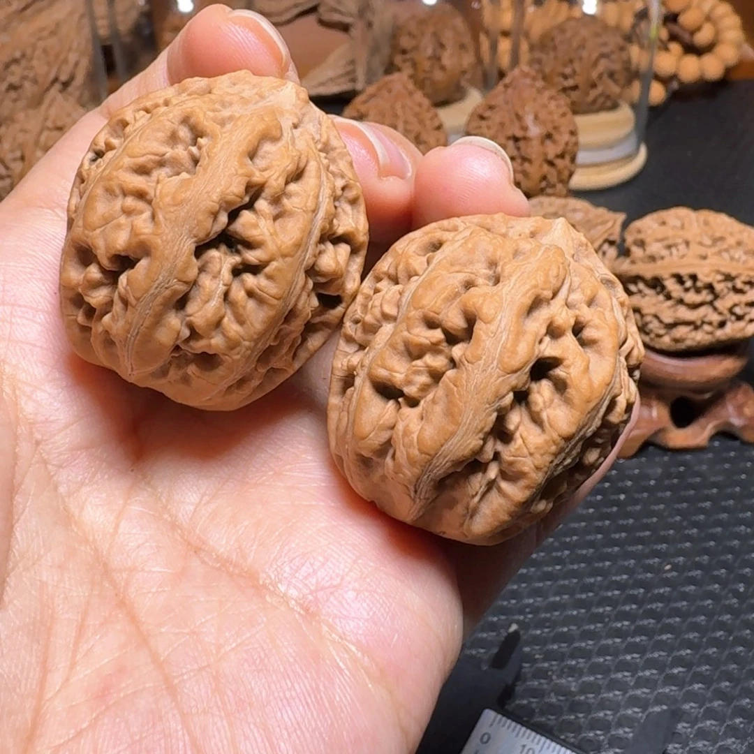 文玩核桃把件蚂蚁龙珠
