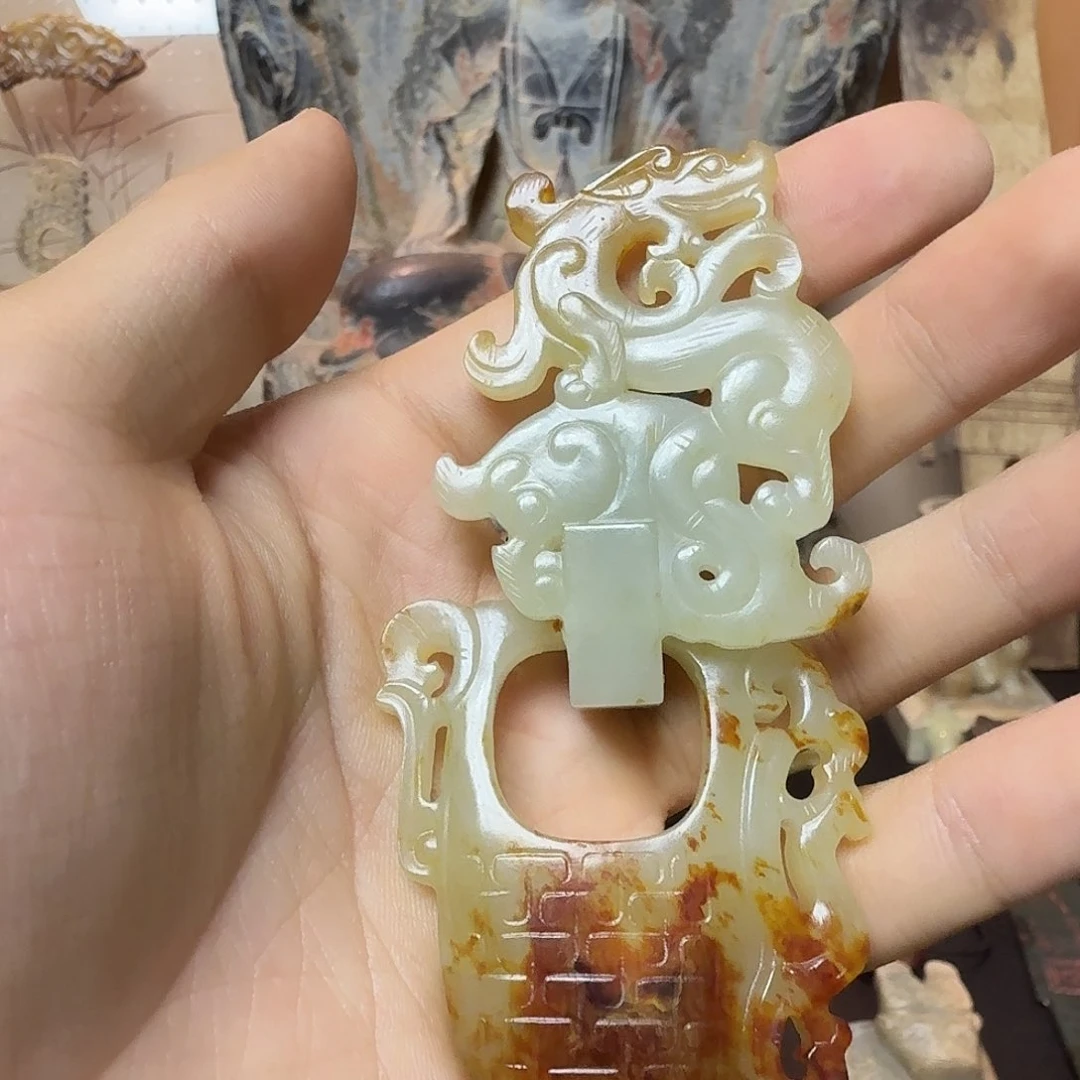 百***身和田玉（糖玉）未镶嵌挂件