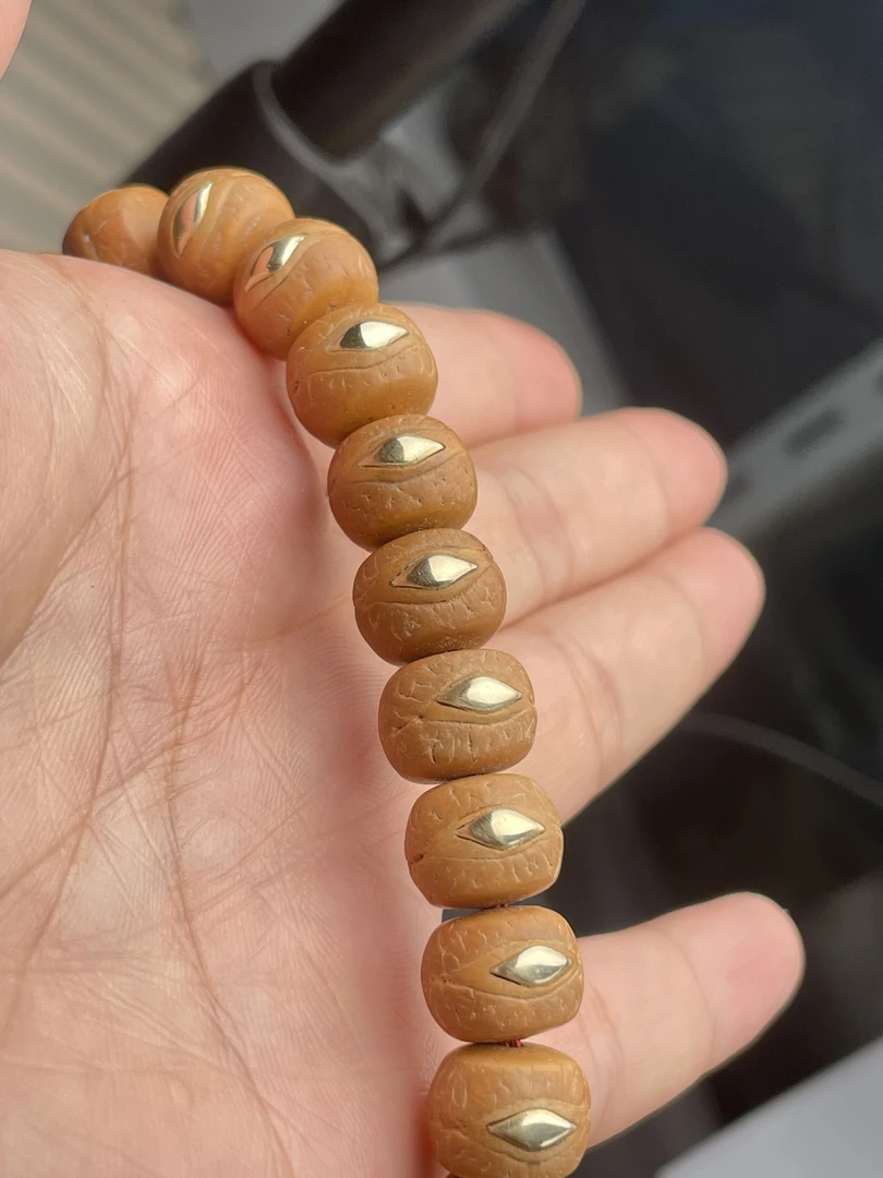 藏式镶嵌款镶慈银悲眼铜慈悲眼尼泊尔凤眼菩提