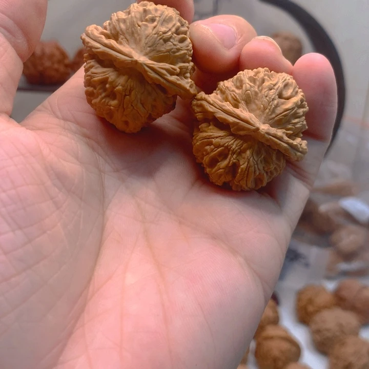 欣***士吊坠文玩核桃白狮子