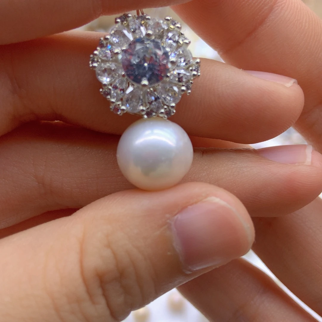 未镶嵌耳饰淡水珍珠