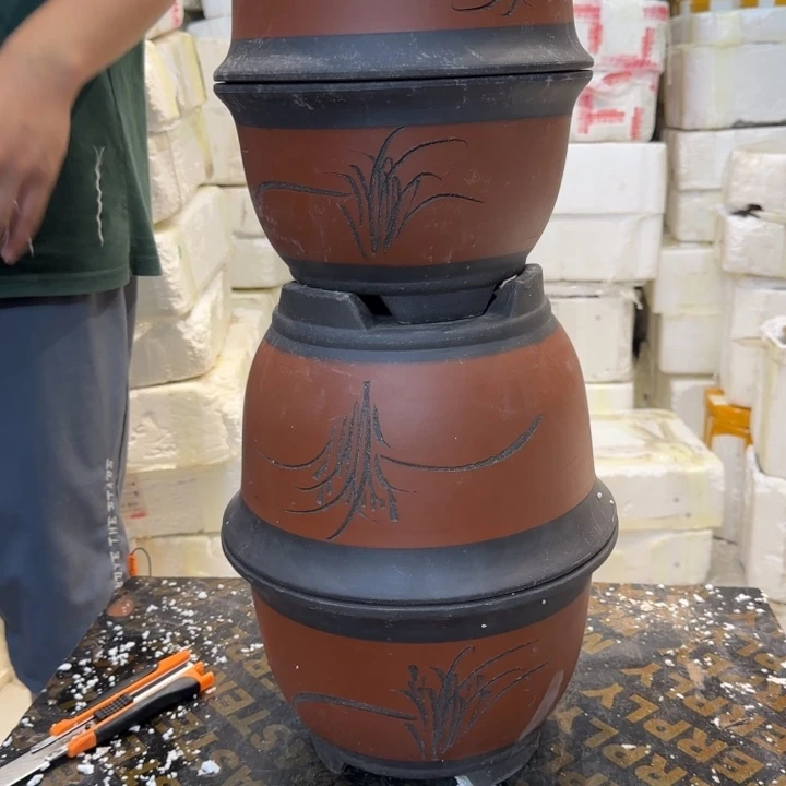 紫砂花盆口径18.12.14.10口径