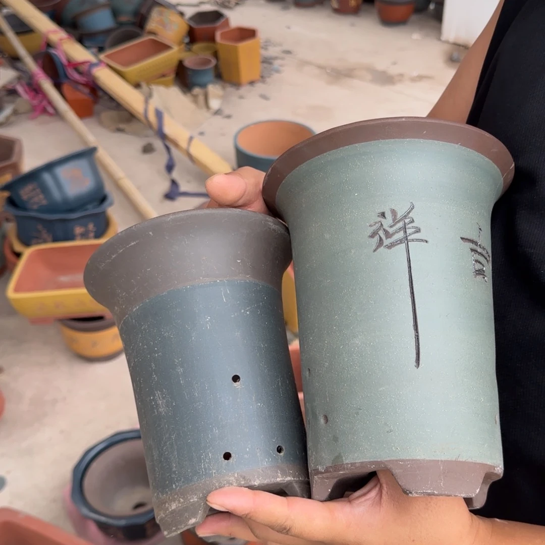 紫砂花盆瑕疵和瑕疵