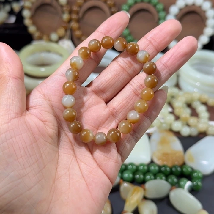 和田玉（糖玉）未镶嵌手链