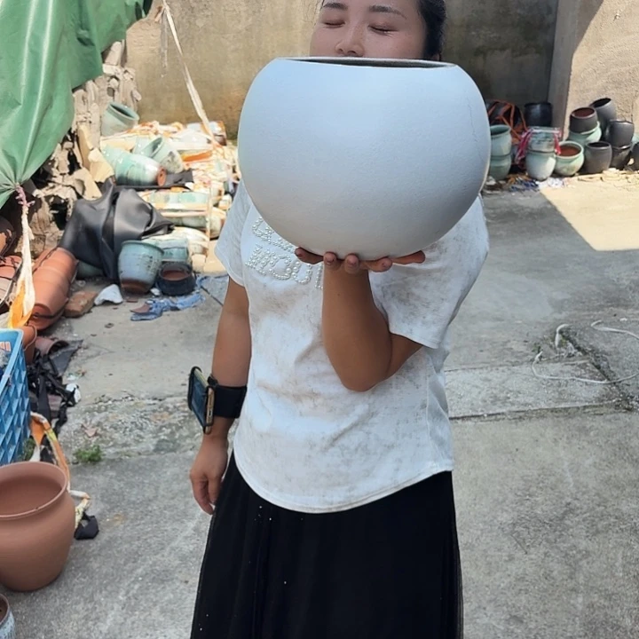 19口22高瑕疵一个盆子。