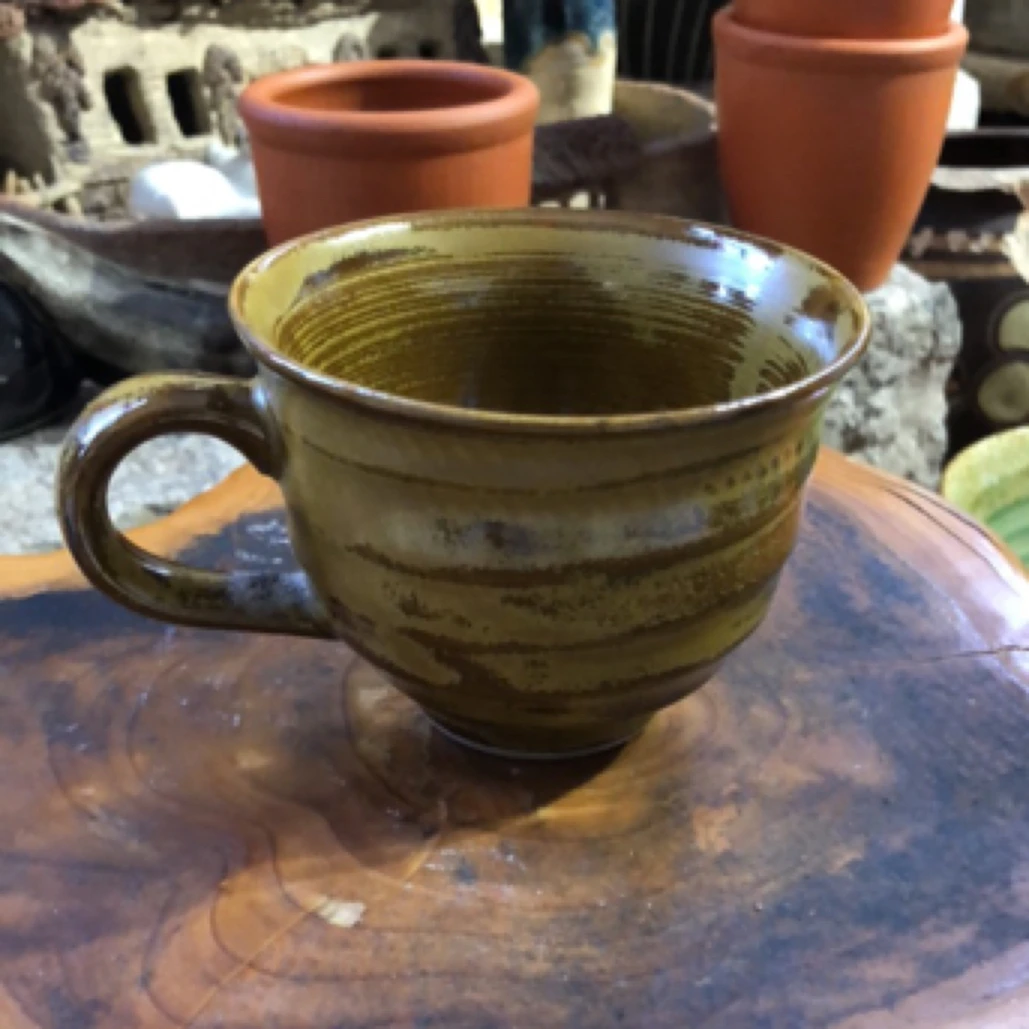 日式复古风咖啡杯子黄金釉下午茶餐具办公室水杯