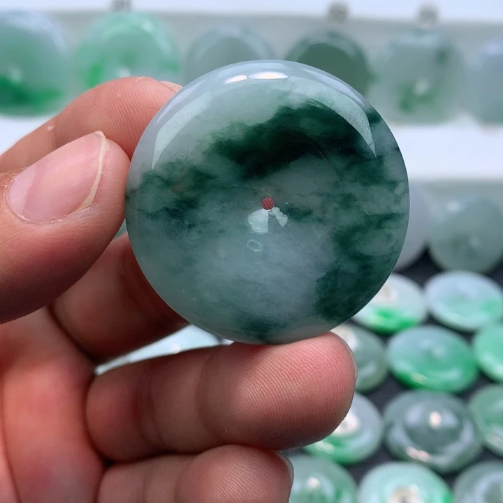 颈饰未镶嵌翡翠缅甸天然A翡翠38.8-6.8