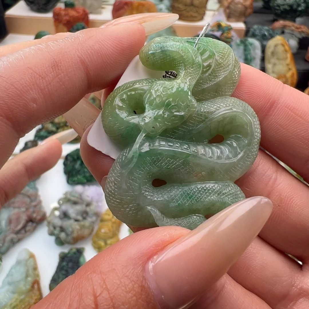 未镶嵌挂件翡翠天然缅甸