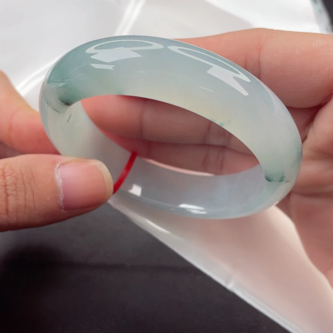 翡翠手镯未镶嵌轮胎54