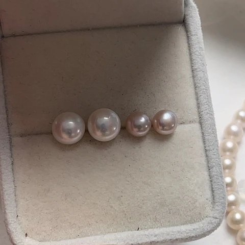 淡水珍珠颈饰银S925镶嵌舞***儿