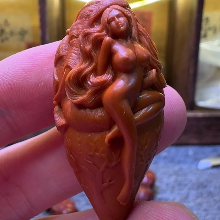 吊坠橄榄核啦啦啦啦