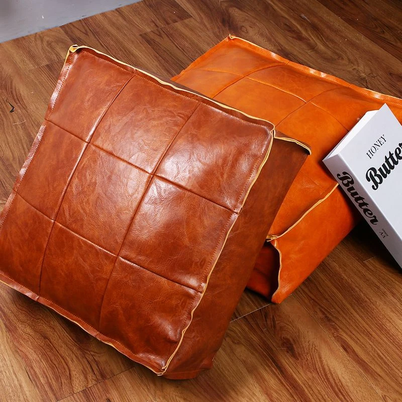 轻奢北欧小户型家用客厅卧室阳台小沙发脚踏ins风网红坐墩抱枕ZB