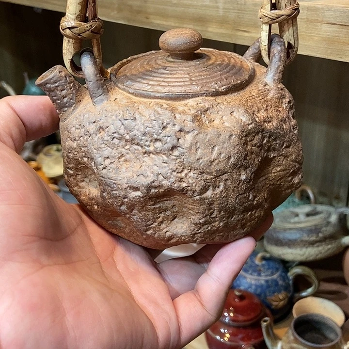 柴烧老岩泥高端茶器