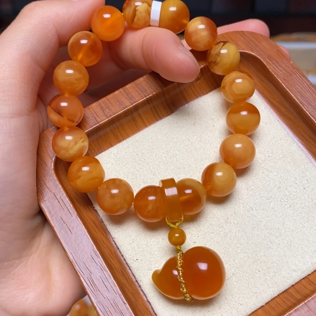 【闪购商品】未镶嵌蜜蜡手链手串