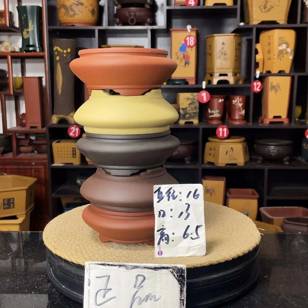 紫砂D-婉秋紫砂花盆