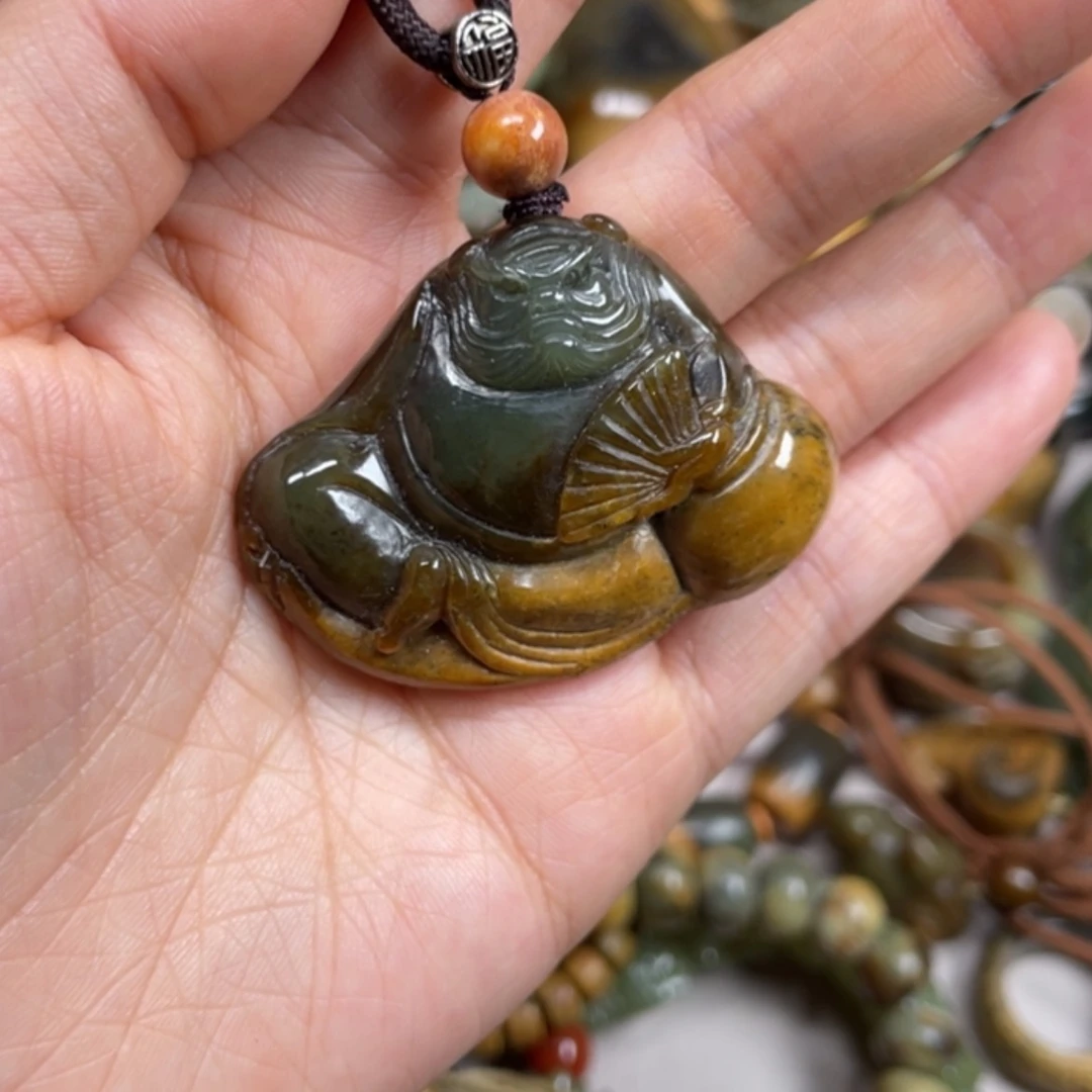 【闪购商品】岫岩河磨玉（透闪石质玉）未镶嵌挂件