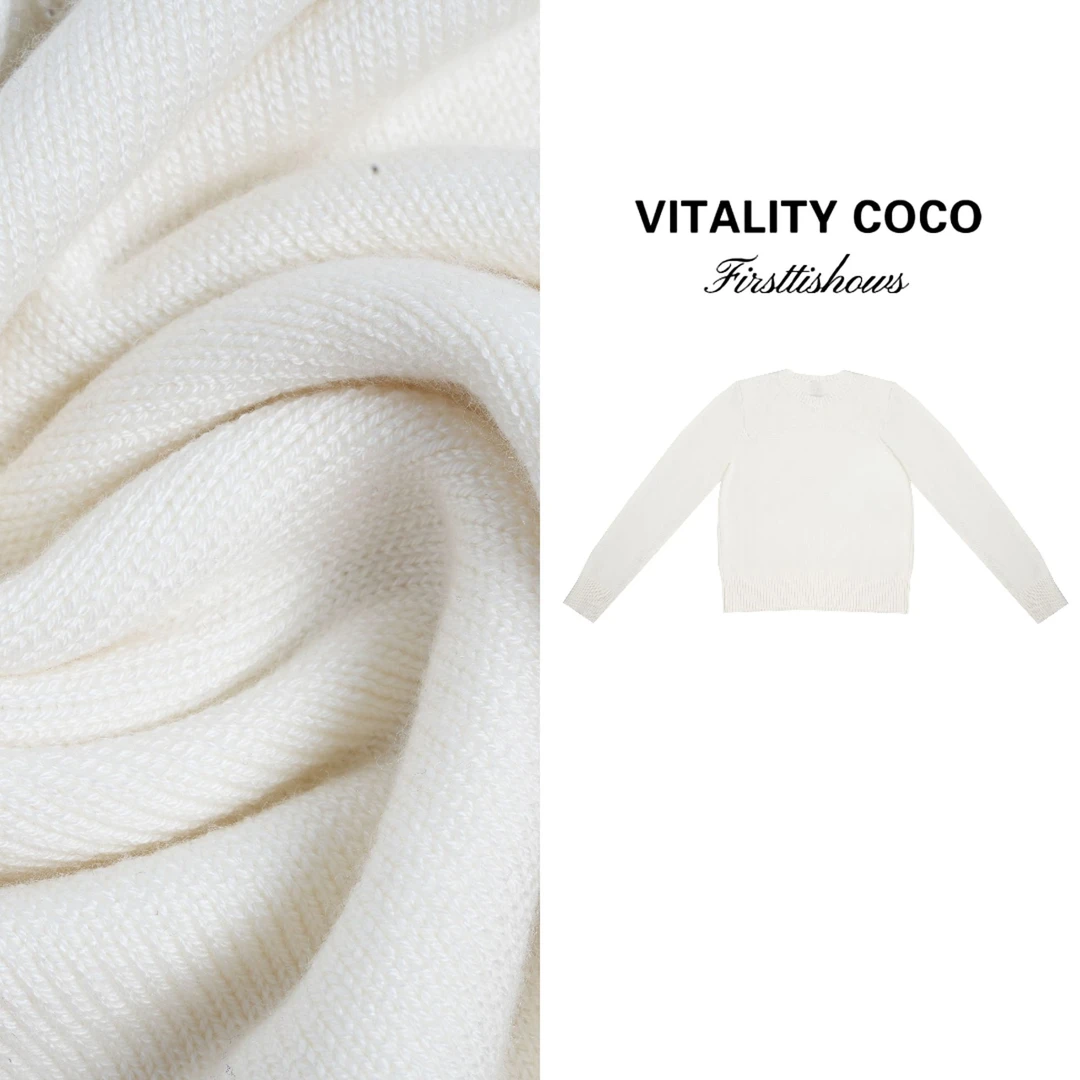 VITALITY COCO·LOU系列新款女装 山羊绒针织毛衣-2614