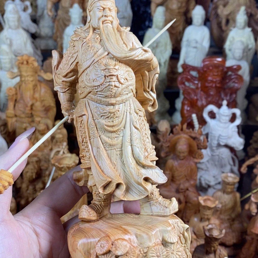 木拂须横刀关公19崖柏微瑕