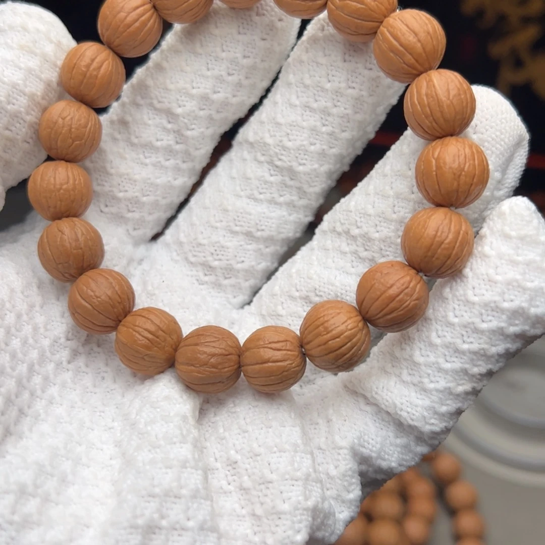 猴头核桃手串原皮桶珠