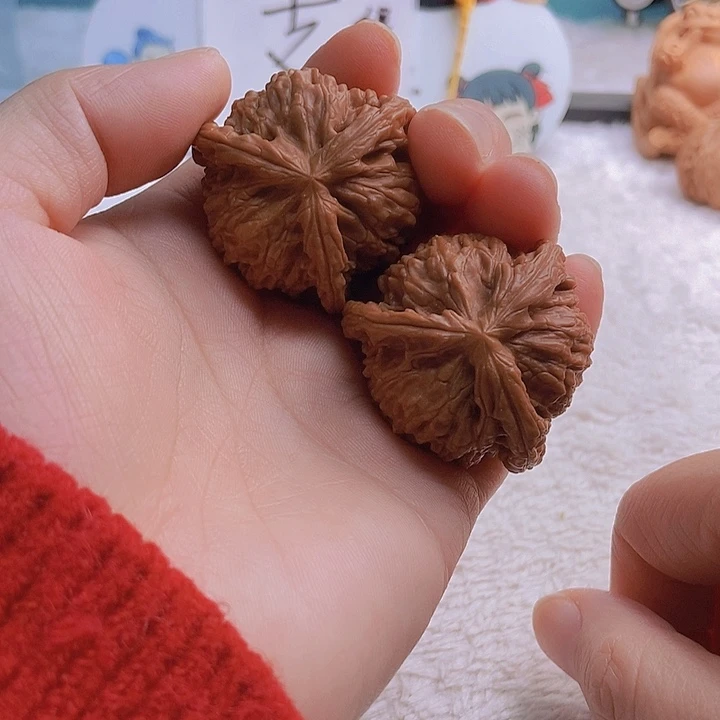 吊坠文玩核桃小**练三棱