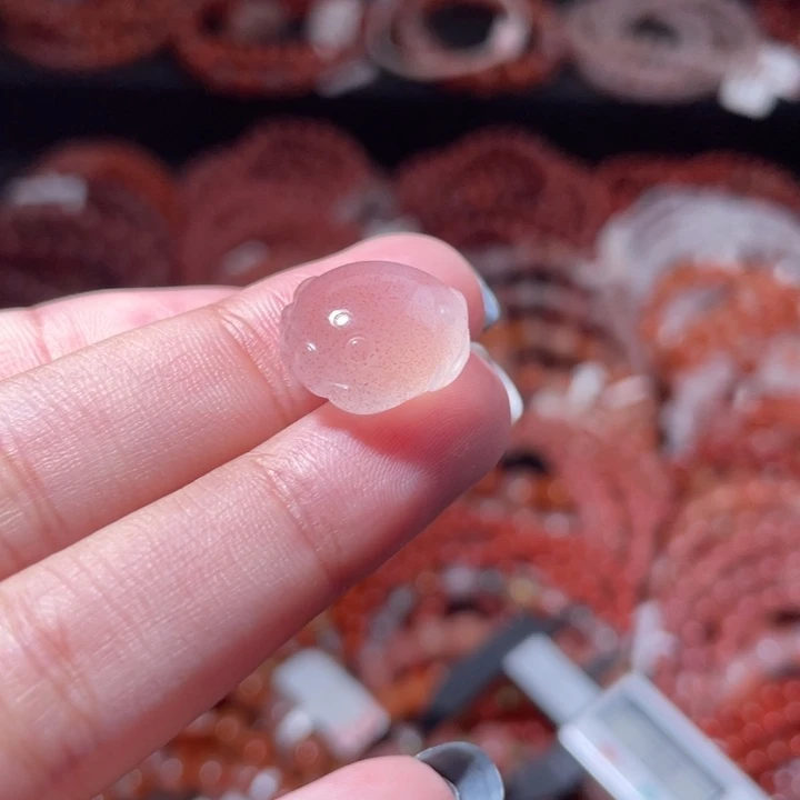 南红玛瑙未镶嵌面包蟹1939打孔备注