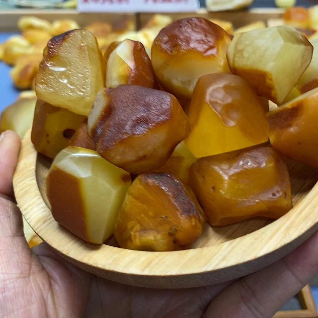 金****定制琥珀定制蜜蜡未镶嵌传世琥珀蜜蜡定制