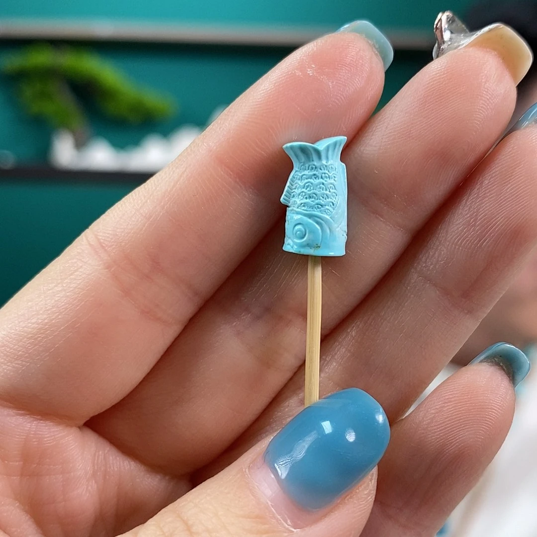 绿松石珠宝奇石未镶嵌