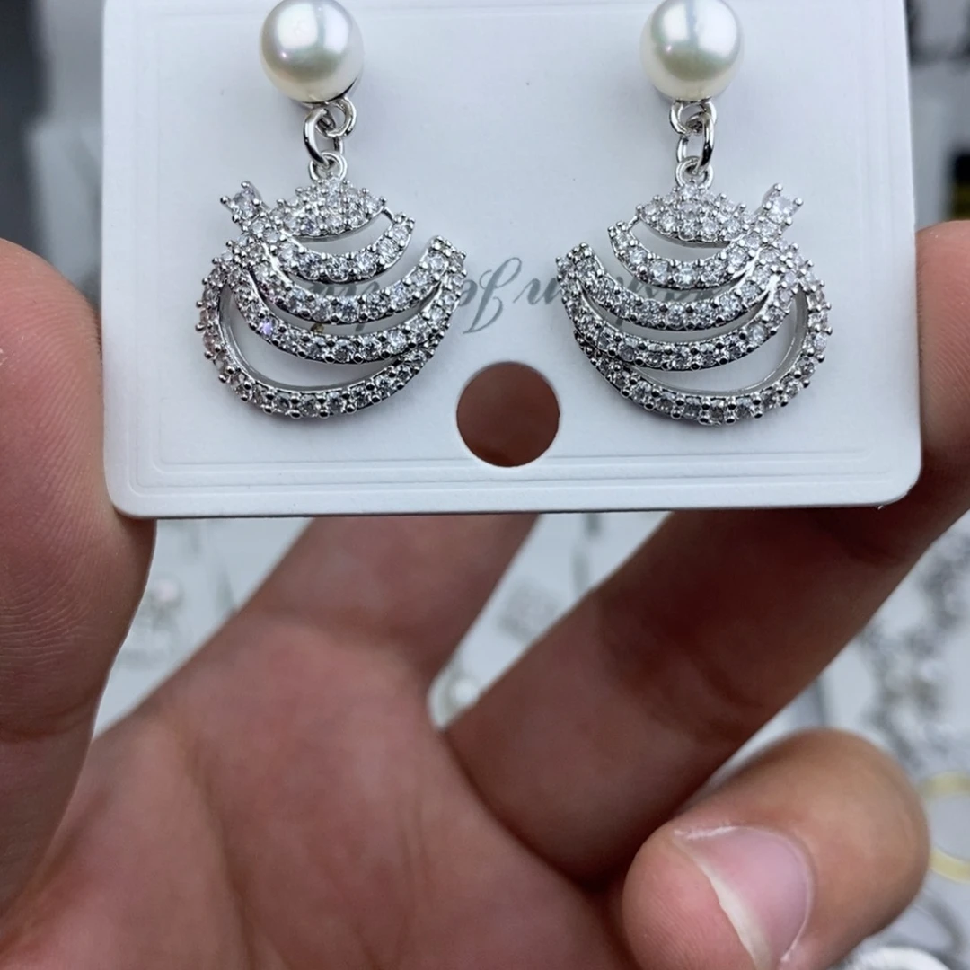 耳饰未镶嵌淡水珍珠