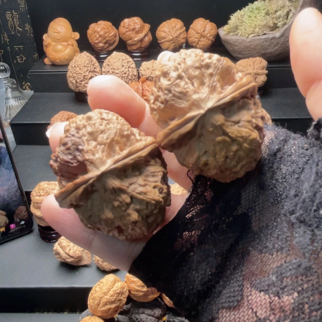 把件文玩核桃虎头…………蝉……