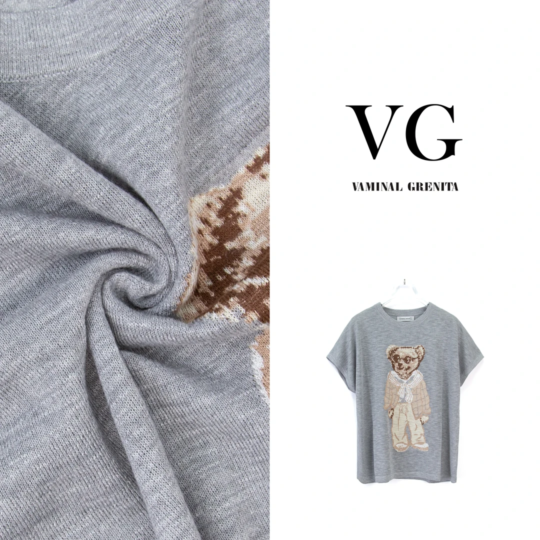 拉夫小熊针织短袖 VGSGY053