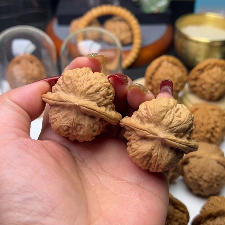 文玩核桃把件芳芳达摩42全品