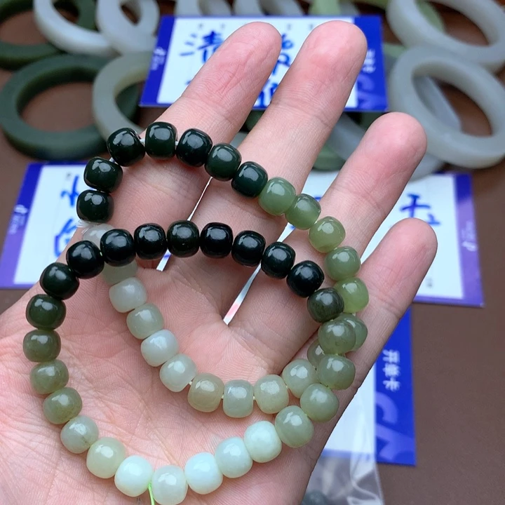 和田玉珠宝半成品未镶嵌净*净