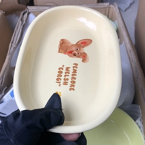 盘陶瓷制品满25拼单发货默认微瑕