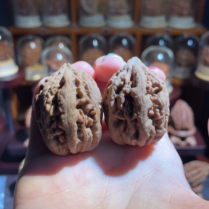 把件文玩核桃方墩