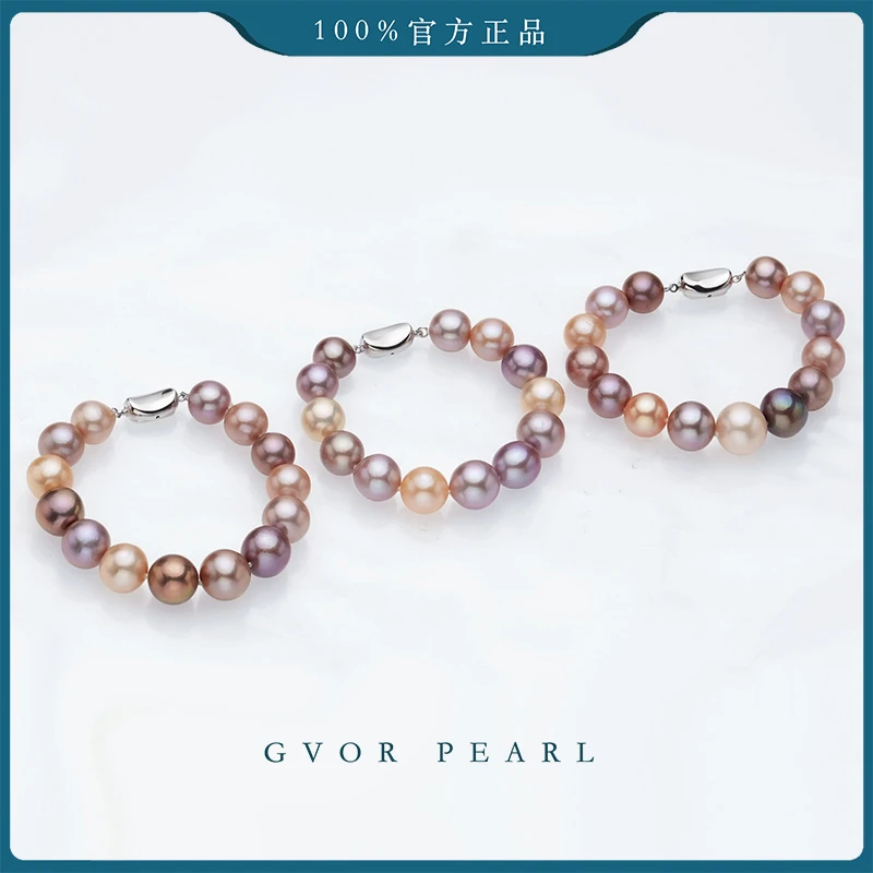 【珍珠奶奶推荐】糖果色珍珠手链 11-13mm C1298 【多样性发一】