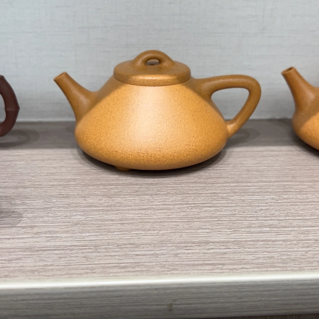 茶壶紫砂150cc黄金段子冶