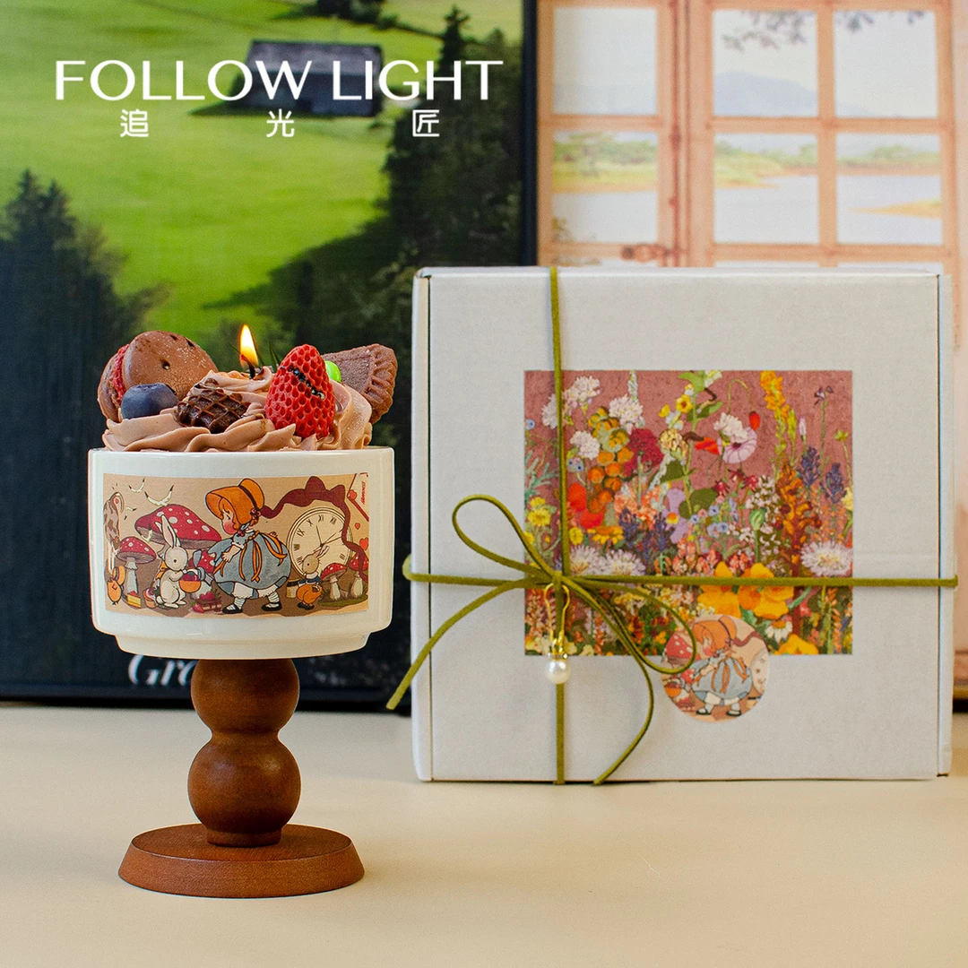 《爱丽丝茶话会》原创香薰蜡烛礼盒小众送闺蜜女生生日礼物伴手礼